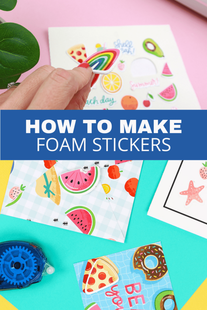 How to Make Foam Stickers : DIY Thickers - Yay Day Paper